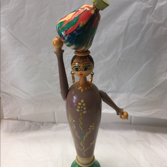 Vintage Hand crafted Peg Dolls - Picture 6 of 7